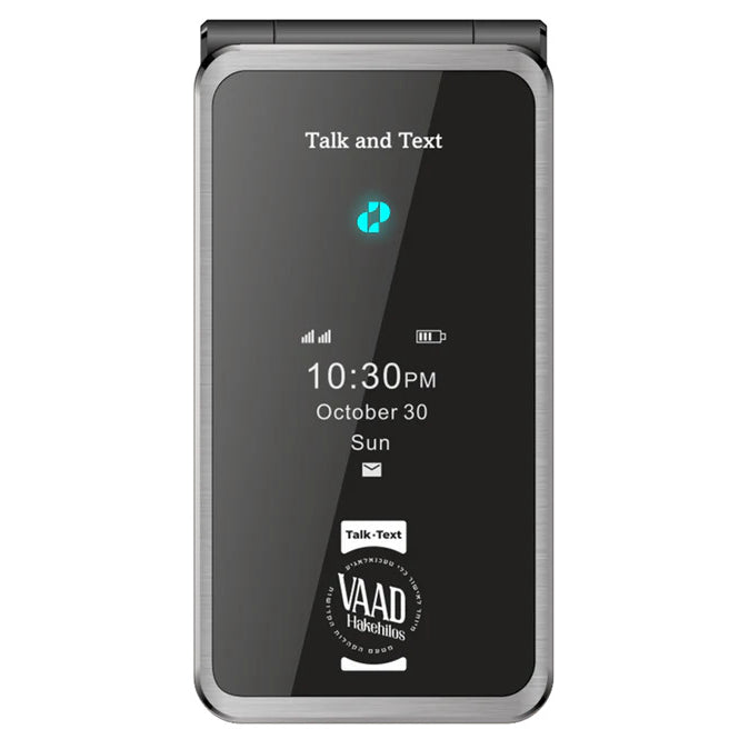 POM Phone open front view