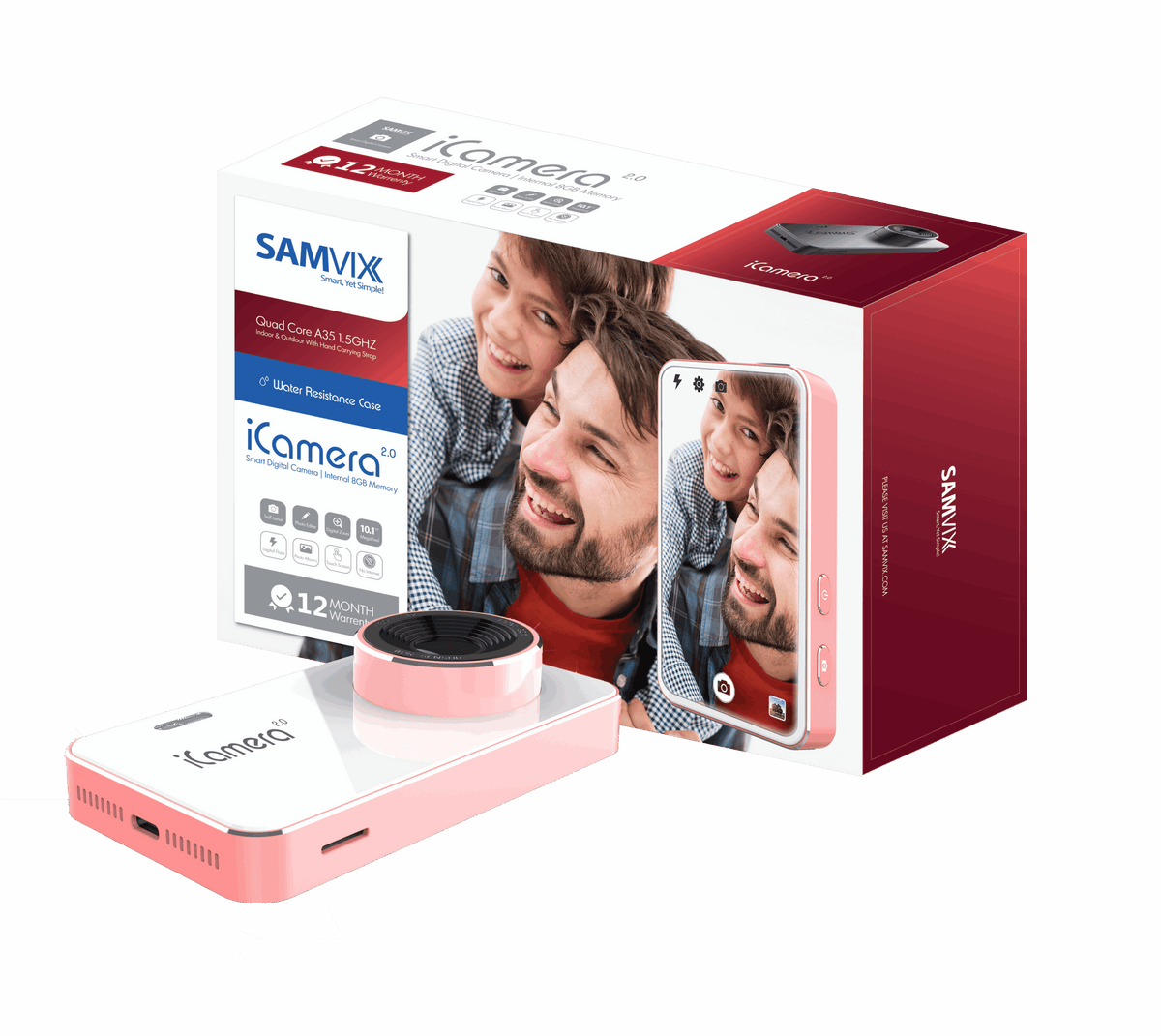 SAMVIX iCamera 2.0 pink view